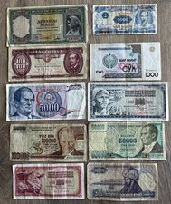 Lot De 25 Billets Du Monde
