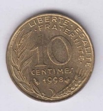 FRANCE 10 Centimes 1998