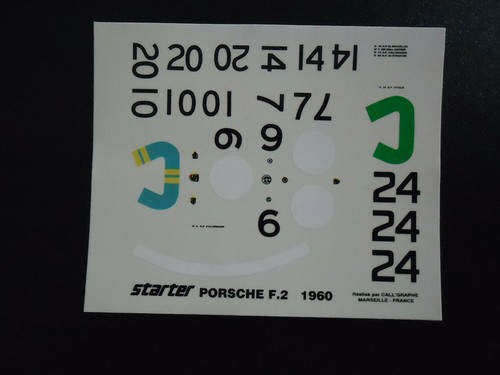 Decal porsche 787 1960 - porsche,