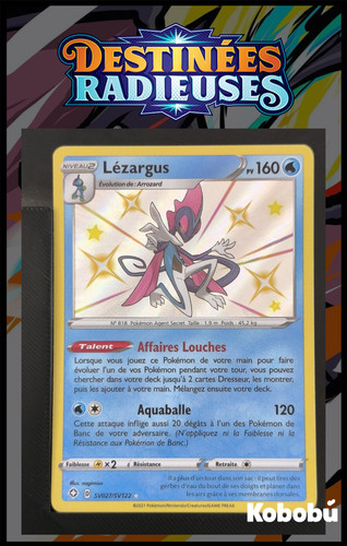 Carte pokémon lézargus - carte,