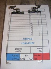 Les 2 charnières pour COMPAQ