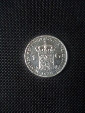 1 gulden Wilhelmina 1938 (ARGENT)