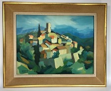 Huile sur toile composition