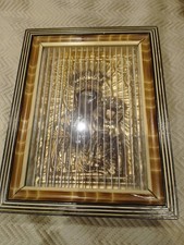 3 En 1/XXÈME/ICONE 3 Visages/Jesus/Marie/La Vierge A L'enfant /26,5x20,5x3,5cm