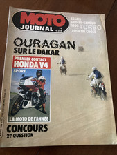 Magazine Moto Journal 1983 588 Honda VF750F Kawasaki 1400 Godier Genoud turbo
