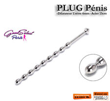 PLUG PENIS -Dilatateur Urètre 6mm -Acier 13cm-Sextoy Plaisir Intime Homme (X353)