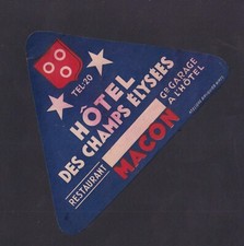 Ancienne  étiquette  bagage