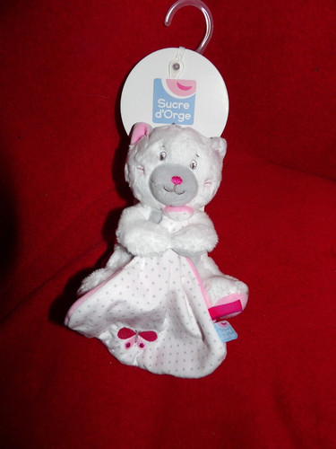 Doudou peluche sucre - doudou, chat