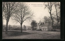 CPA Château-Renard, Avenue de la Gare, La Gare 
