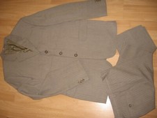 costume homme Jules gris rayé blanc