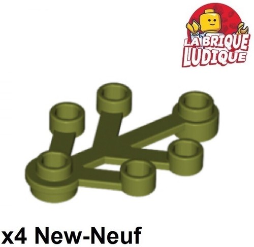 Lego fleur feuille plant - 4x,