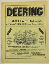Prospectus brochure faucheuse - prospectus,