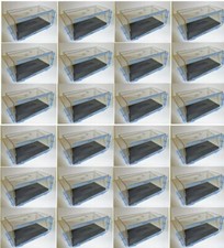 Lot 24 Boites Vitrine + Socle pour Miniatures 1/43 Hauteur 6 cm Neuf!