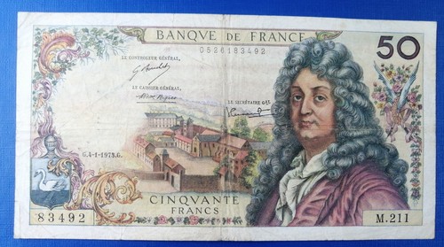 Billet français francs - billet, 50