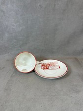 Tasse à Thé en Porcelaine Mustache Cup, Protecteur de Moustache Crown Devon’s