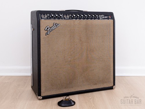 1967 fender super reverb - reverb, black