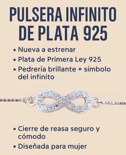 Bracelet infini argent - en, 925