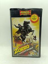VHS FR : Zorro Le Justicier Masqué - Punch Vidéo 