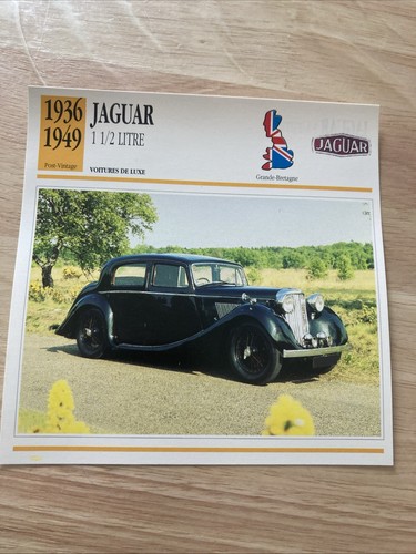 Jaguar litre 1936 1949 - litre,