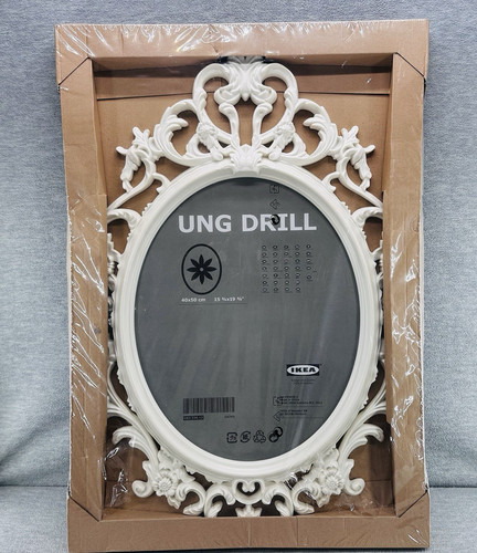 Ikea ung drill white oval - drill,
