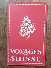 Voyages en Suisse. Guide