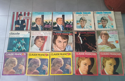 Vinyles claude françois lot - vinyles,