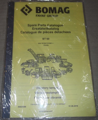Bomag manuel de pièces - bomag,