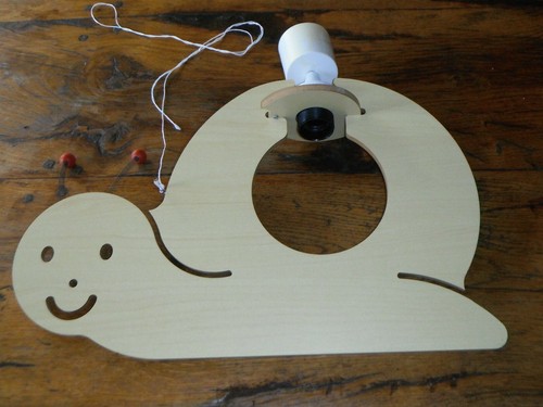 Escargot lampe ensemble - escargot,