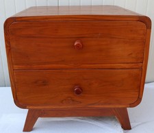 Table de Chevet En Teak Solide