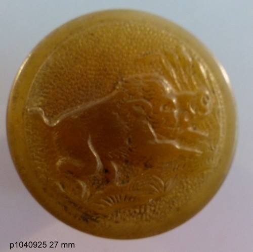 Bouton chasse venerie 27 - bouton, mm
