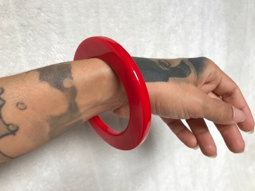 Bracelet bangle résine haut