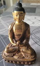 boudha en bronze, statue asie