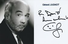 GERARD JUGNOT: Signed Star Actor Director / Autographe 100%  Authentique / Photo