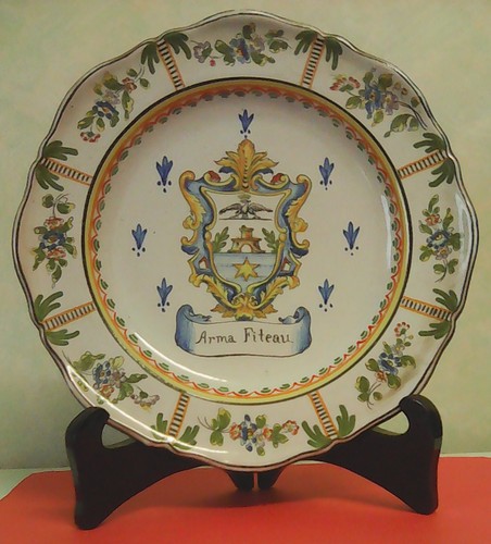 Assiette faïence nevers - ,