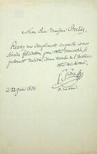 ✒ L.A.S François SUDRE musicien professeur au compositeur Hector BERLIOZ