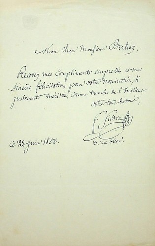 S françois sudre - ✒, l.a.s