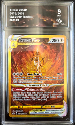 Pokémon carte gradée arceus - carte,