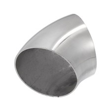 Tube Échappement À 45 Degrés, Durable, Dia Extérieur 63 Mm, En Acier Inox Ss304