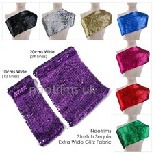 Tissu extensible à paillettes