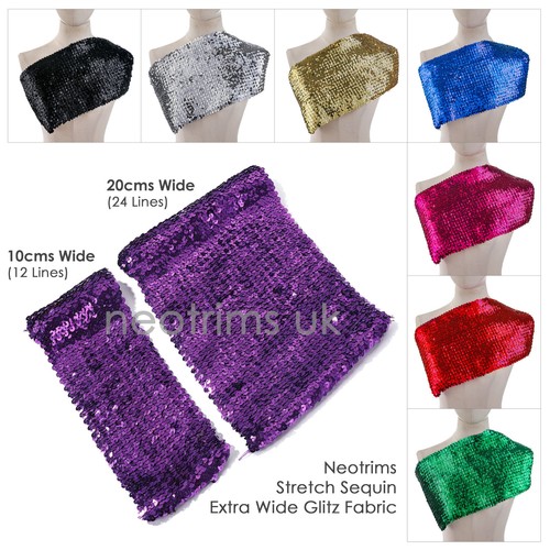 Tissu extensible paillettes - extensible,