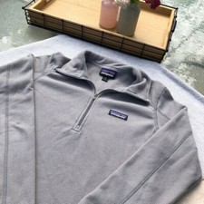 Patagonia Grey Fleece Quarter