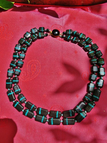 Collier double rang vintage - collier, double-rang