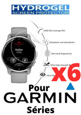 Lot 6 Film de Protection écran Hydrogel 3D pour Montre GARMIN Descent MK2i