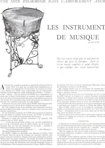 Les instruments musique - les,