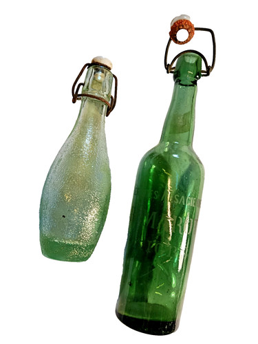 Belles bouteilles anciennes - belles, de