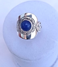 bague argent massif 925  lapis