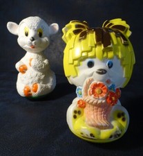 2 Culbuto Vintage Jouets Maréchal France déco enfant rétro vintage 60 70 