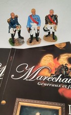 Lot De 3 Soldats En Plomb  HACHETTE Maréchaux D'empire N°32,31,30