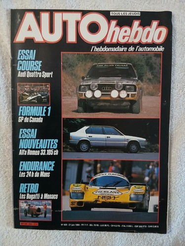 Auto hebdo 425 6 - hebdo, n°425
