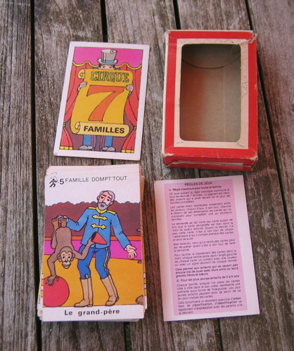 Ancien jeu familles - jeu,